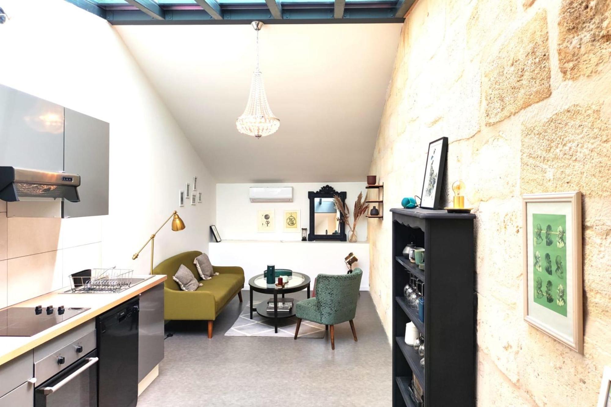 Beautiful Duplex With Ac - Place Du Palais Burdeos Exterior foto